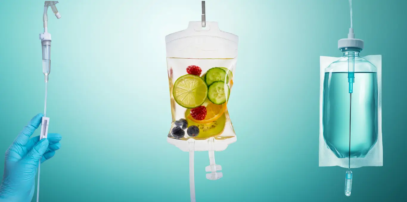 Physician supervising in-home IV hydration therapy session in San Antonio, TX